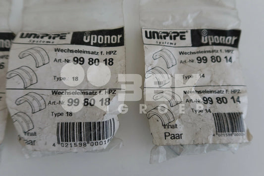 Uponor vervangende inzetstukken UP14, 16, 18 en 20 NIEUW
