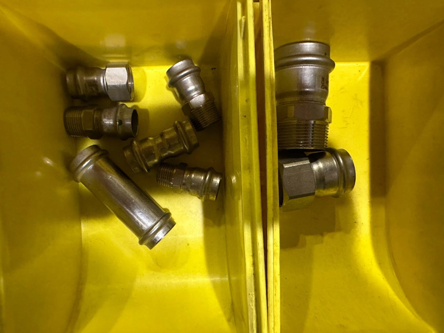 Viega Sanpress Inox roestvrijstalen persfittingen