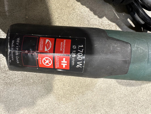 Metabo WEV 17-125 QUICK Haakse slijper Nr.127