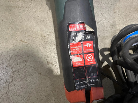 Metabo WE 19-125 Q M-Brush Haakse slijper Nr.131