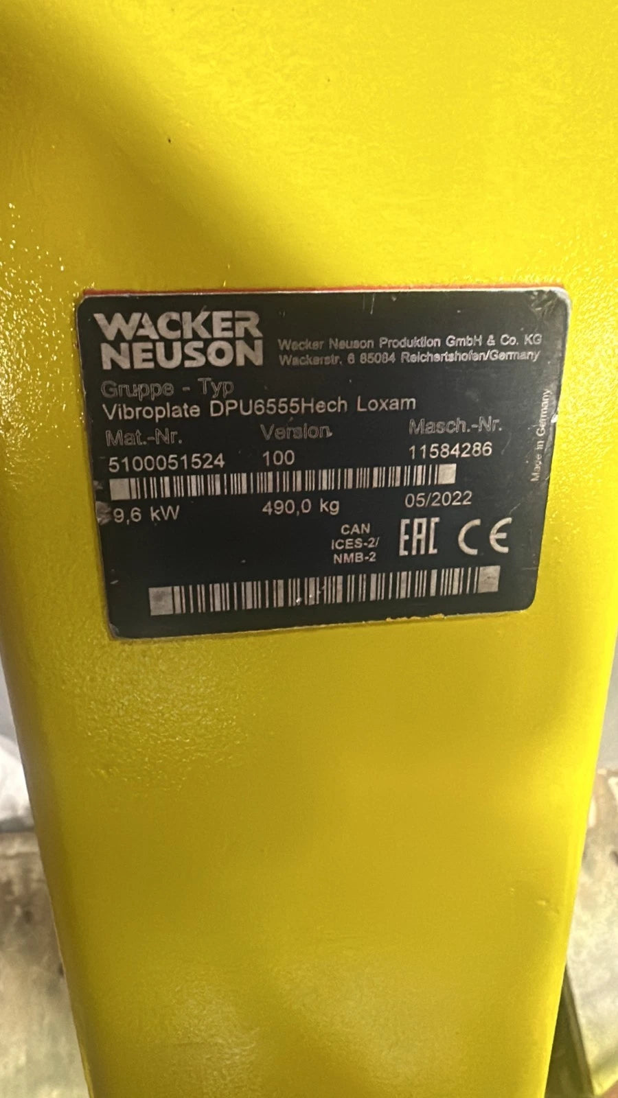 Wacker DPU 6555 mit E-Start Bjr.2022 --- mit 36 Stunden