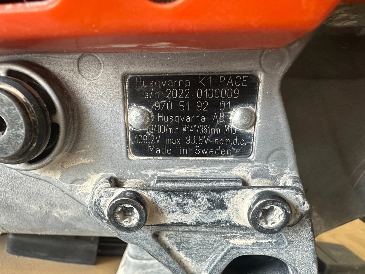 Husqvarna Akku Trennschleifer K1 PACE inkl.Akku B380X+Ladegerät PACE 2022