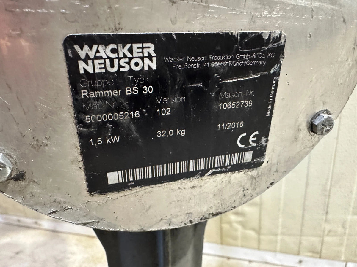 Wacker Stampfer BS 30 Rüttler Verdichter Frosch