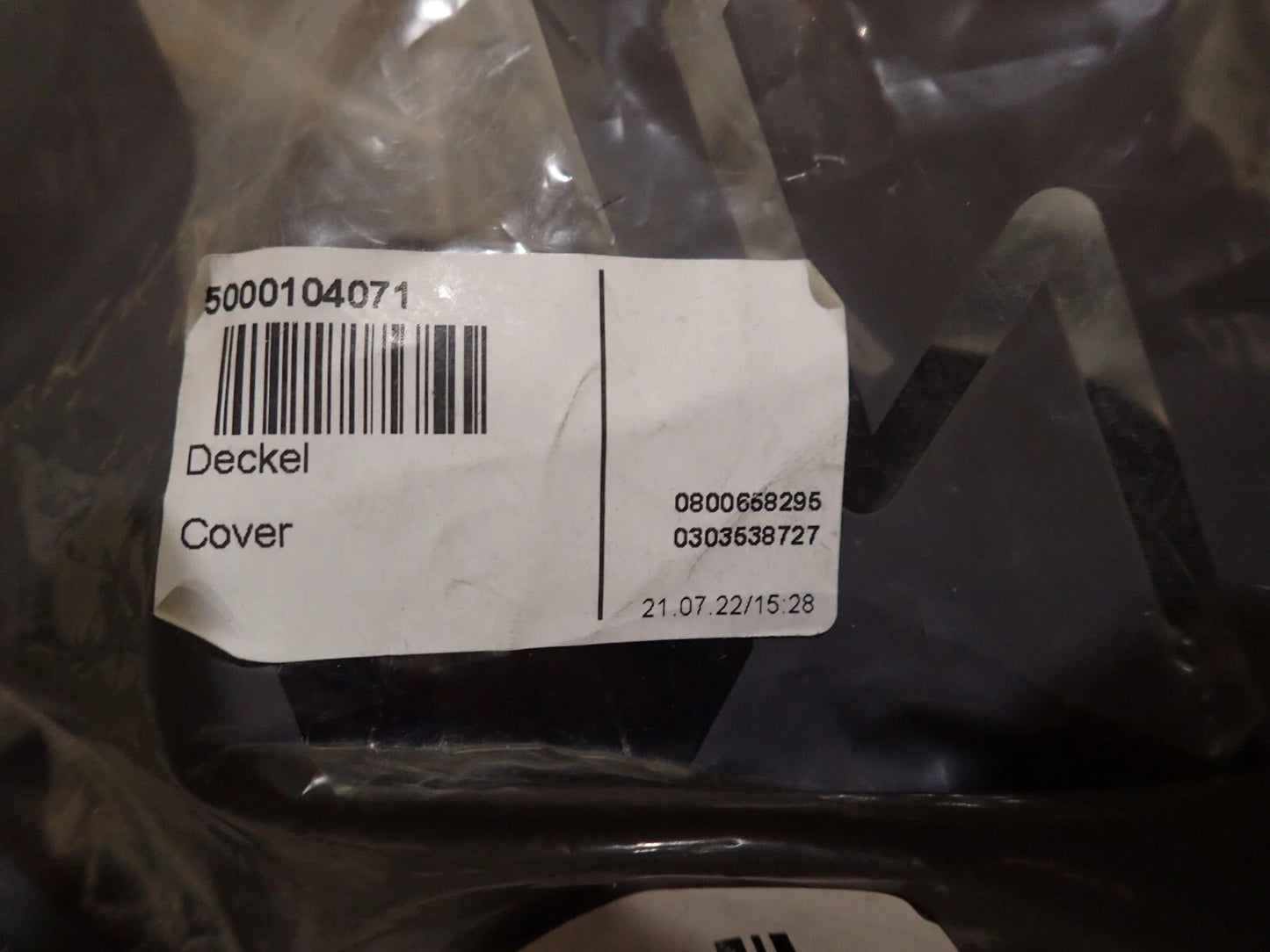 1x Origineel Wacker deksel 5000104071