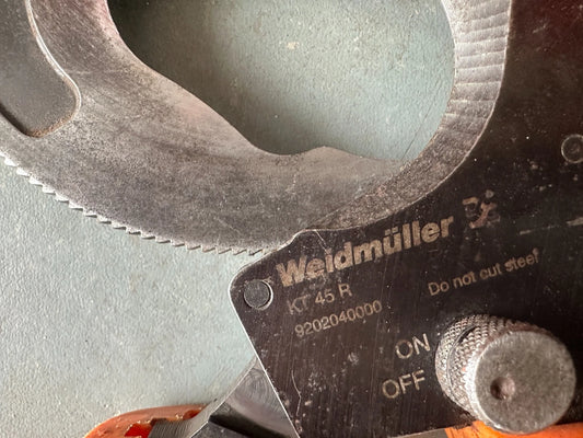 Weidmüller KT 45 R ratelkabelschaar 9202040000 Made in Germany-
