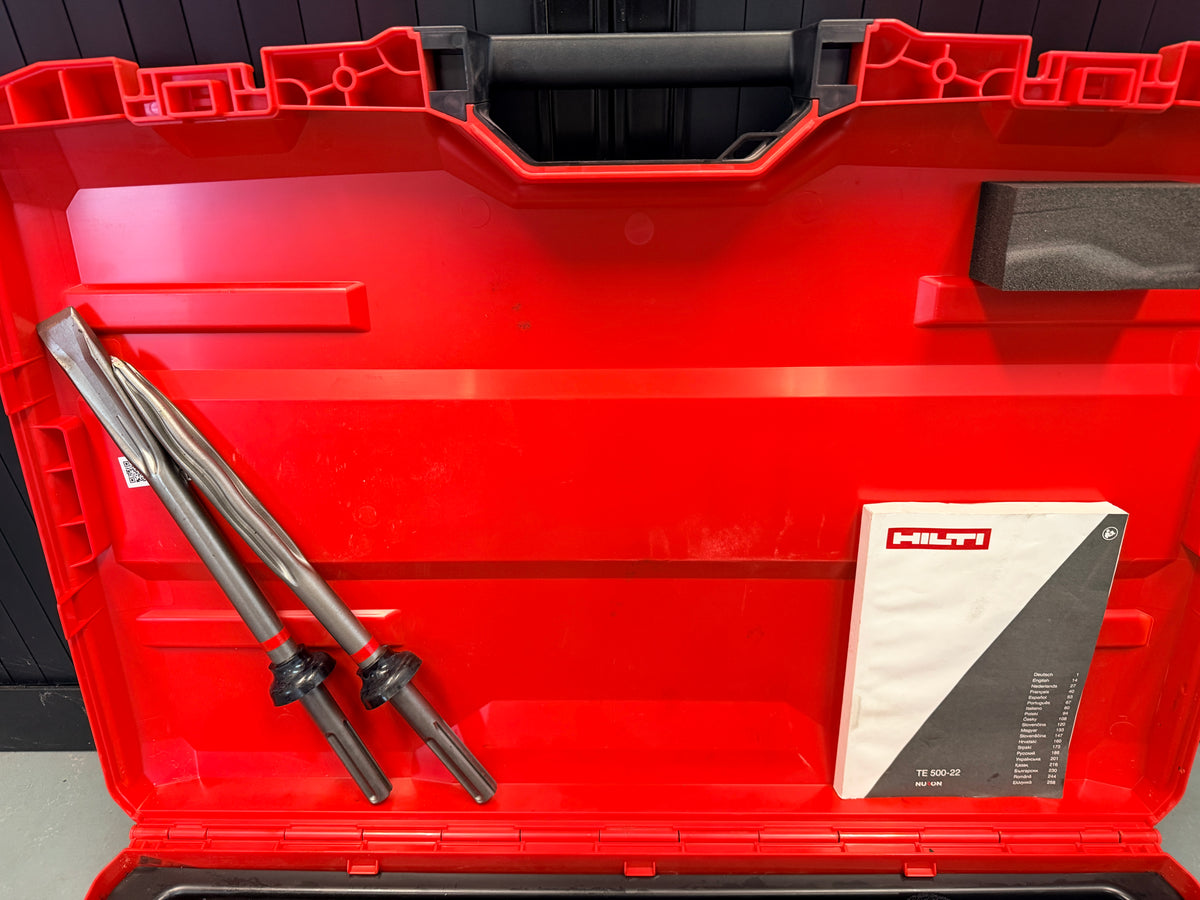 Hilti TE 500-22 SDS-Max accu-hakhamer ongebruikt H4