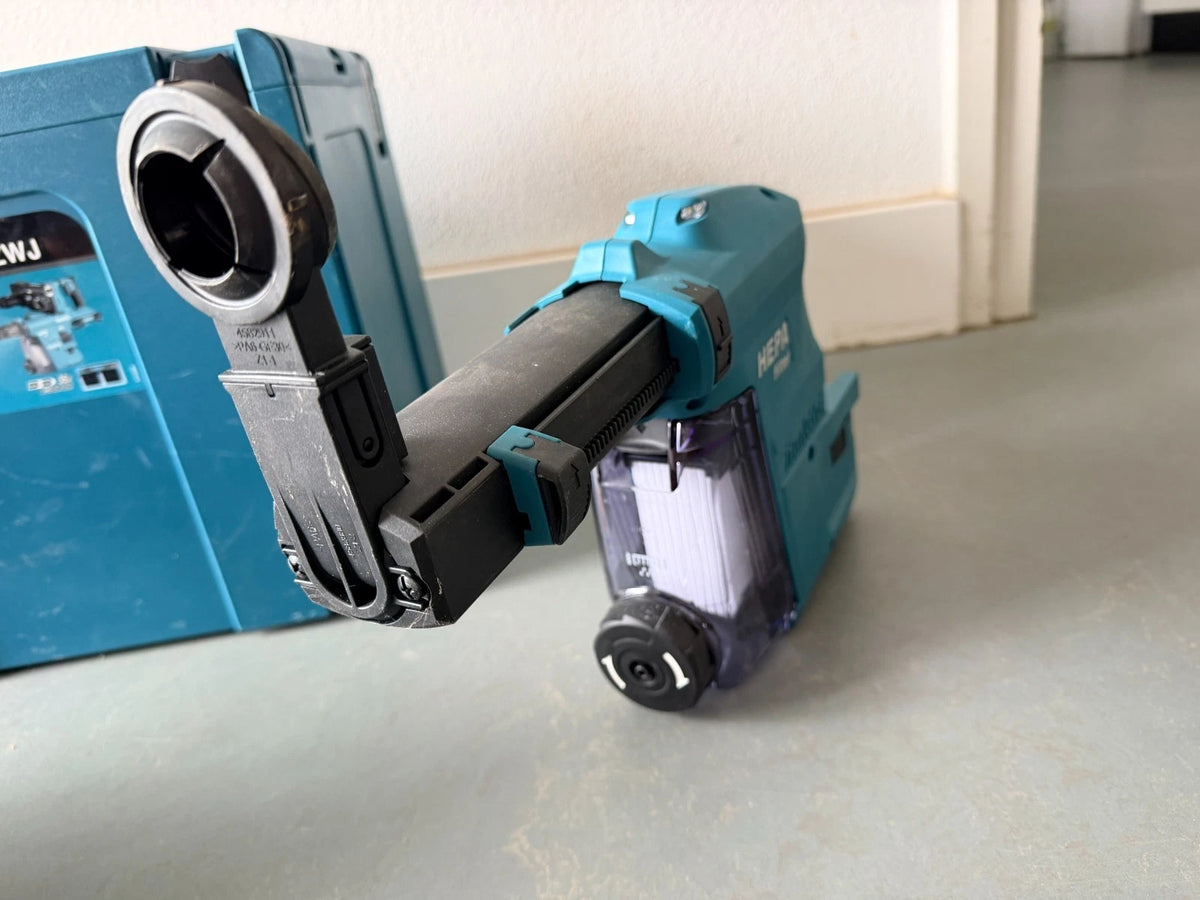 Makita DHR  281 + DX 09  mit Akku/Ladegerät 36V  mit 2x 18V 5.0Ah Akkus