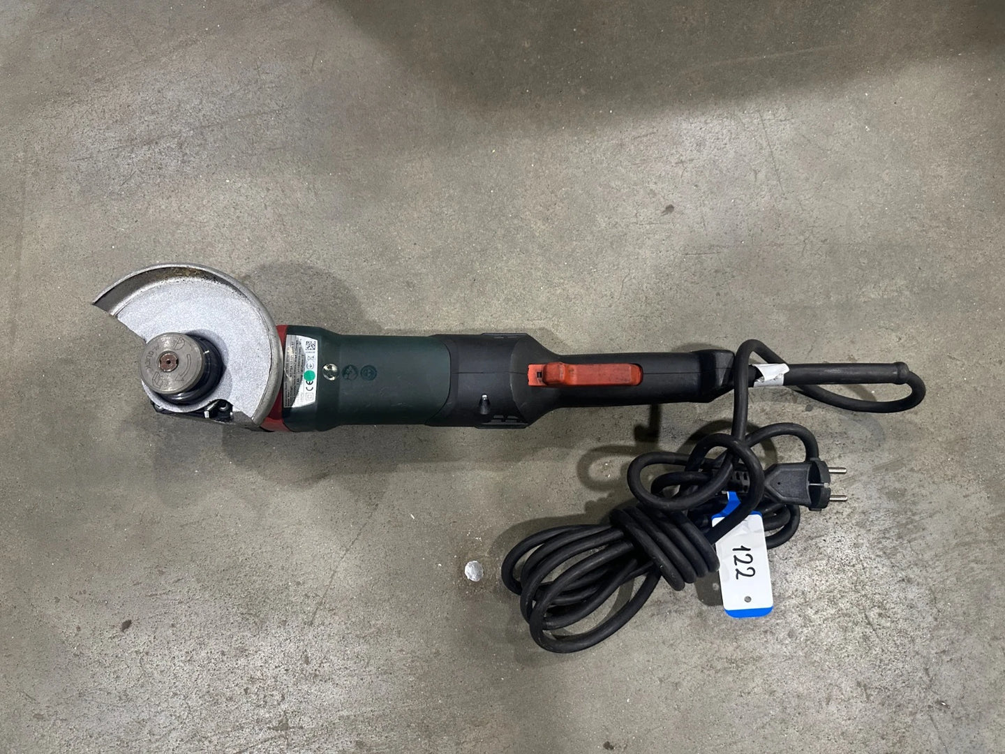 Metabo WEPBA 17-125 QUICK RT Haakse slijper nr. 122