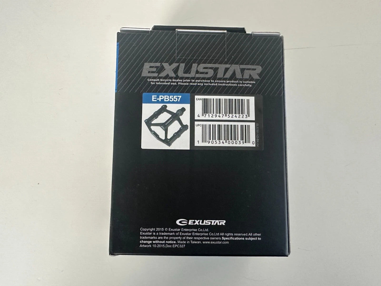 Exustar E-PB 557 BL Pedalen
