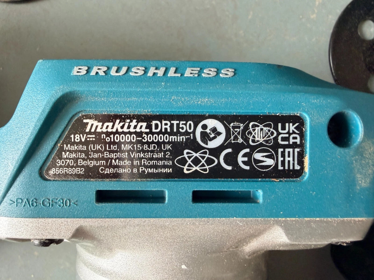 Makita DRT 50  ZJX2 Akku Multifunktionsfräse 18 V ohne Akku/Ladegerät