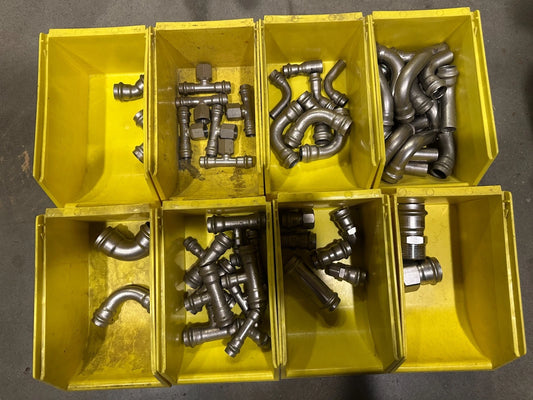 Viega Sanpress Inox roestvrijstalen persfittingen