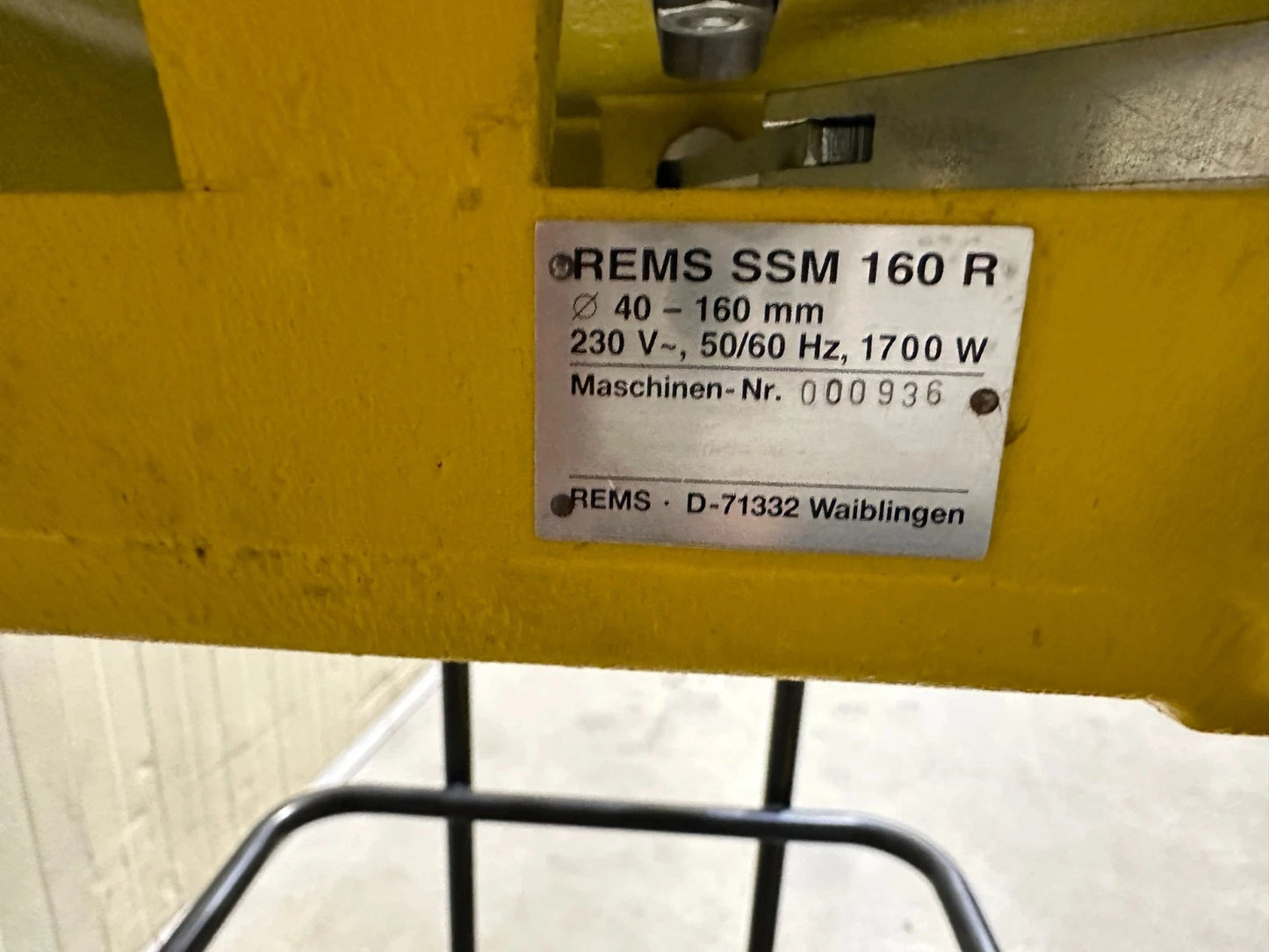 Rems stomplasmachine SSM 160 R