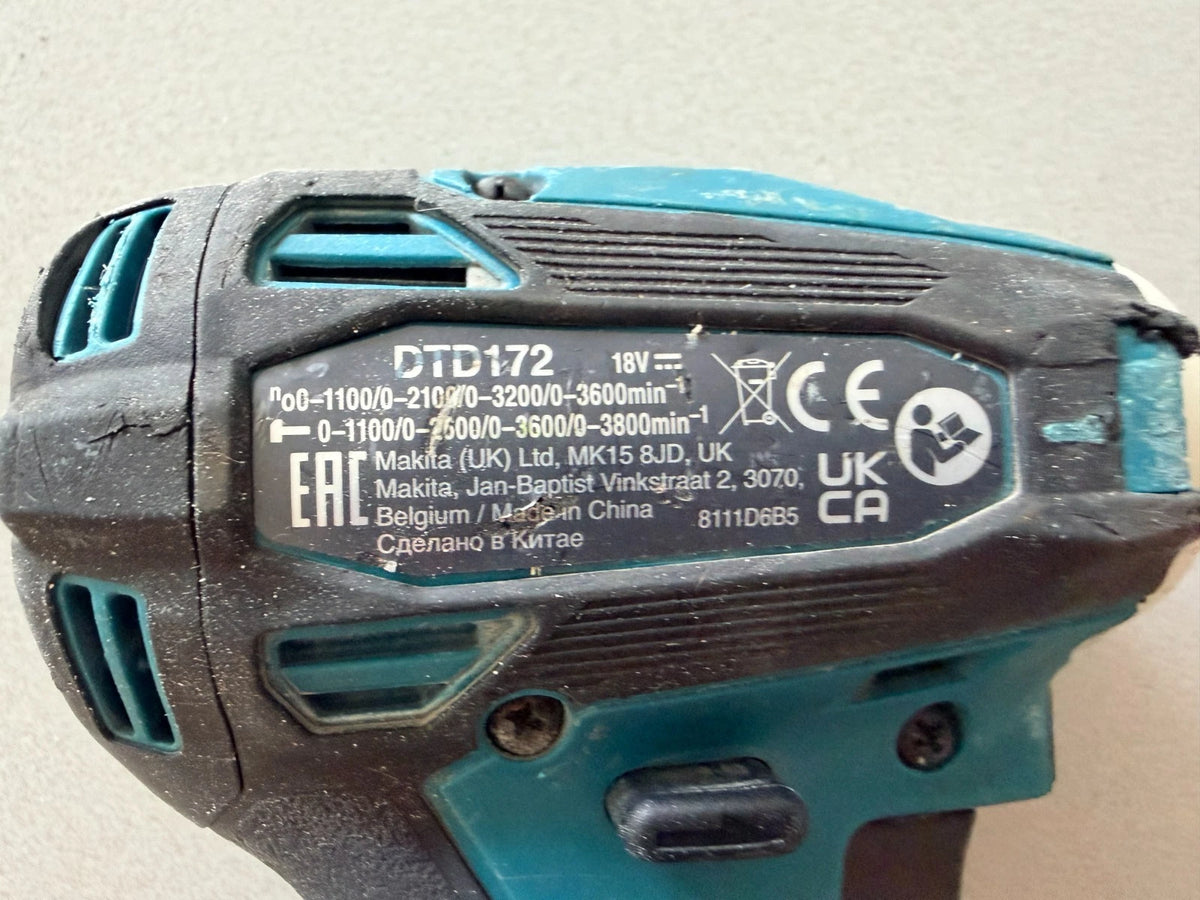 Makita DTD 172 ohne Akku/Ladegerät Akku-Schlagschrauber