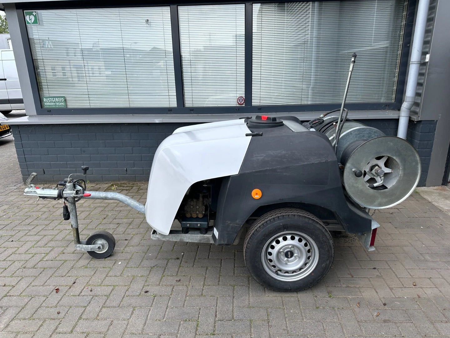 ROM SMART TRAILER Pijpreinigingsmachine 150 bar - 50 l/min Radiografische afstandsbediening