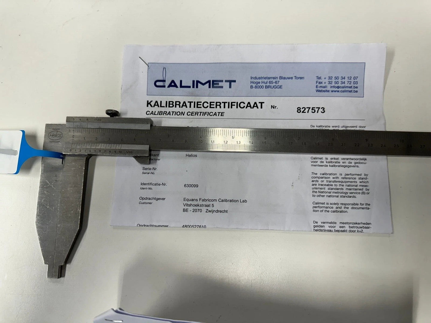 1x Werkplaatsremklauw 350 mm INOX INOXYD Helios
