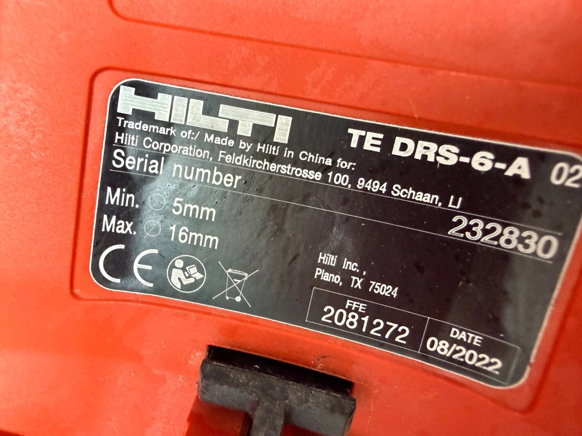 Hilti TE 6-A22 mit Hilti TE DRS-6-A  Bohrhammer/Kombihammer Ohne Akku/Ladegerät