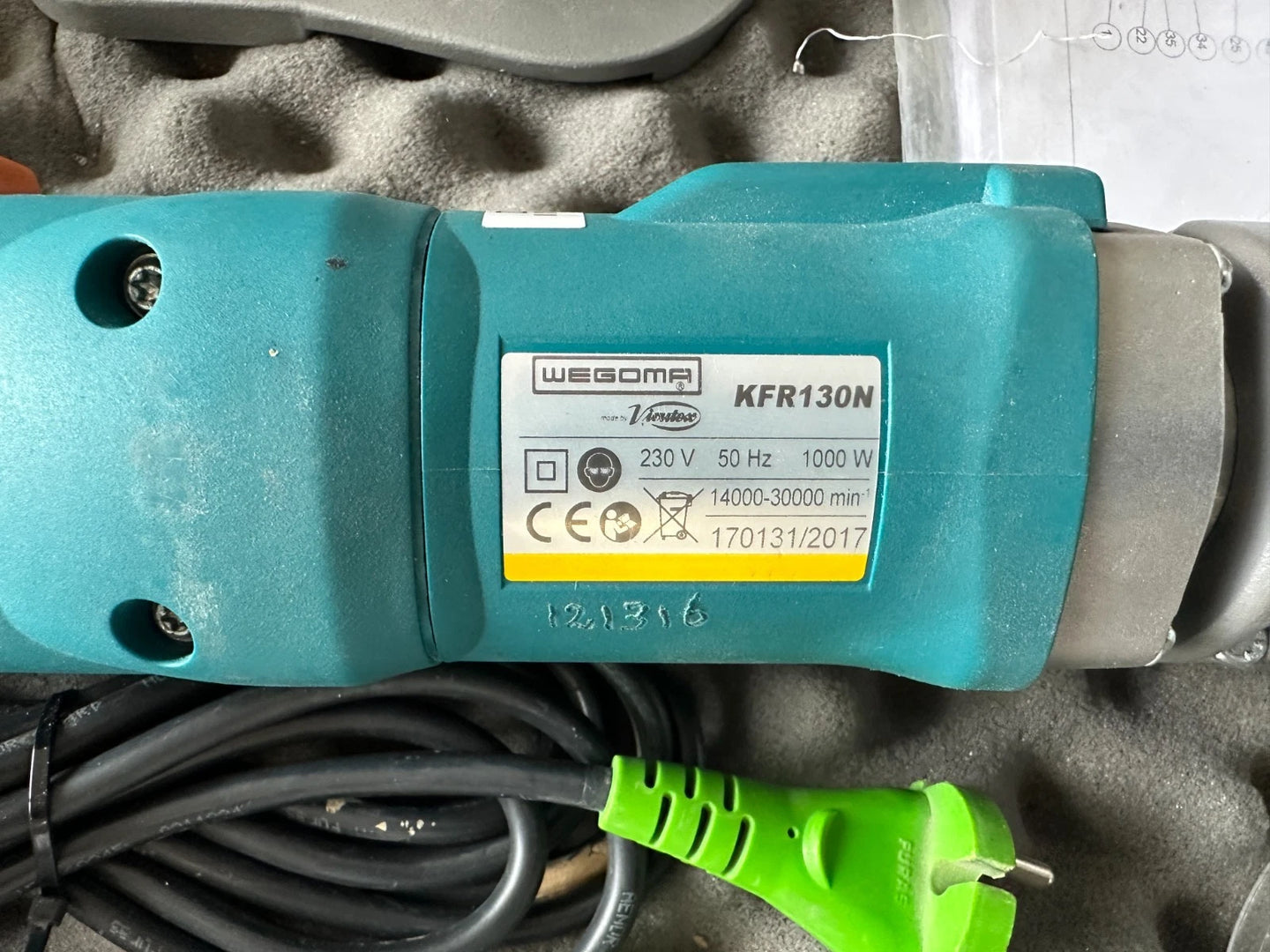 Wegoma kantenfreesmachine KFR130N