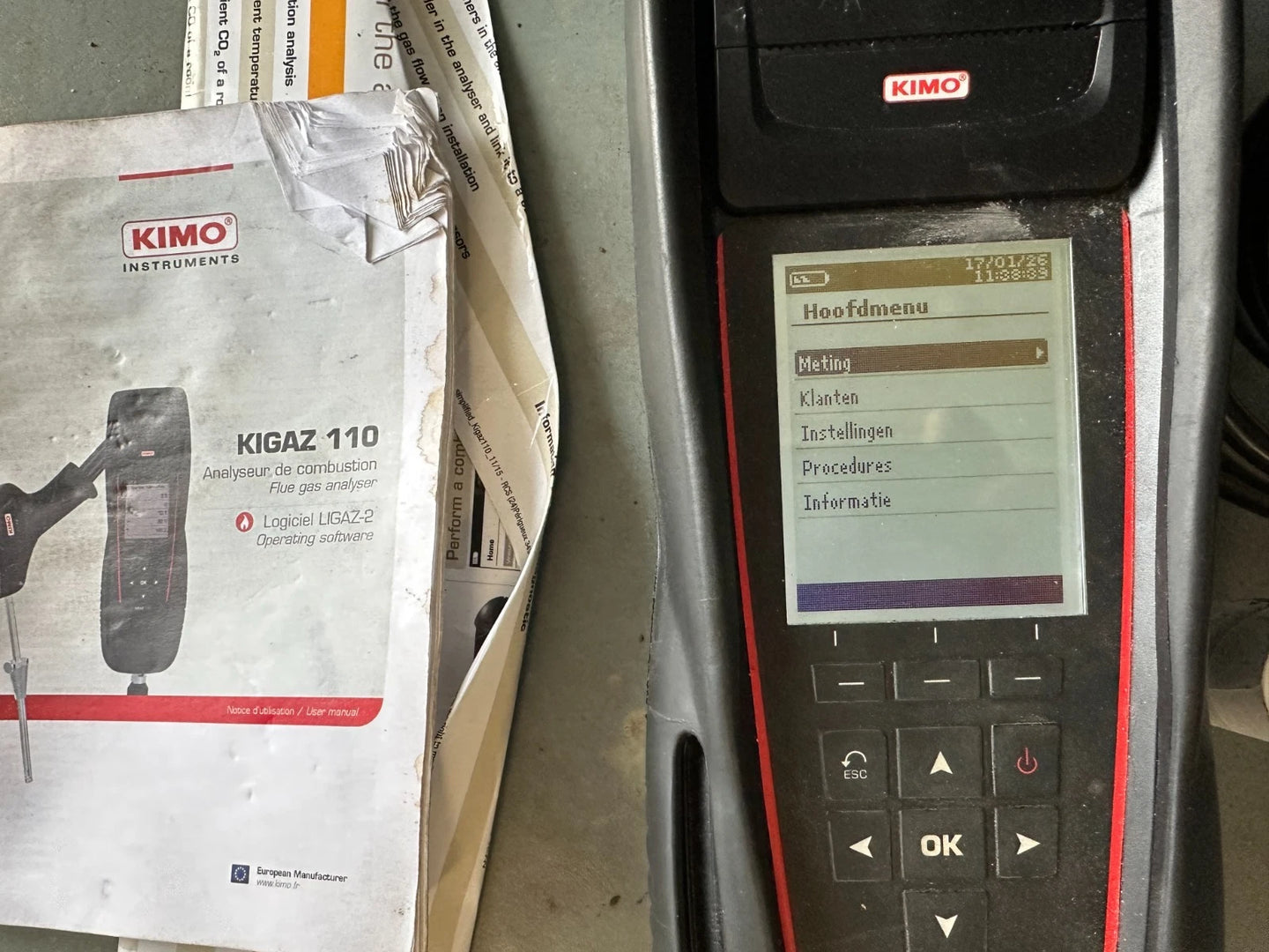 Uitlaatgasanalysator KIMO KIGAZ 110 nr106