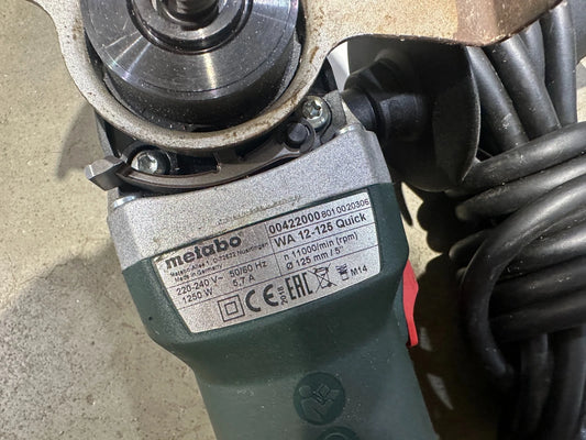 Metabo WA 12-125 Quick haakse slijper Nr.133