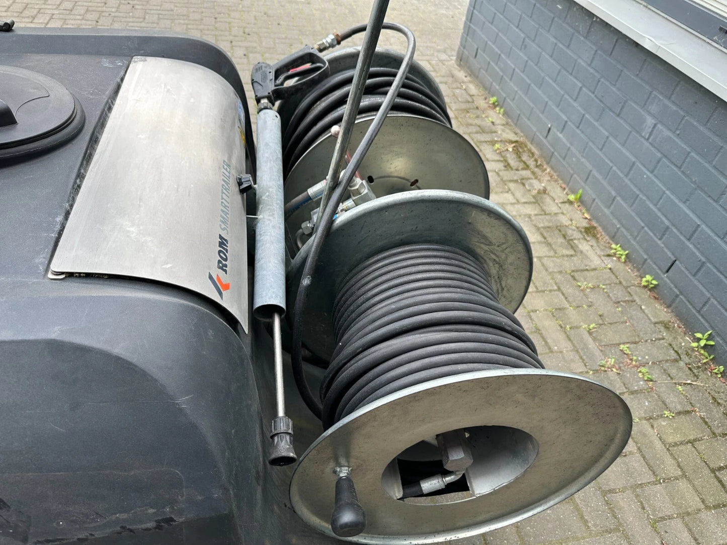 ROM SMART TRAILER Pijpreinigingsmachine 150 bar - 50 l/min Radiografische afstandsbediening