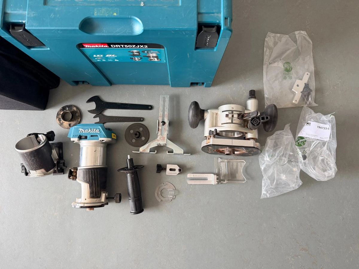 Makita DRT 50  ZJX2 Akku Multifunktionsfräse 18 V ohne Akku/Ladegerät