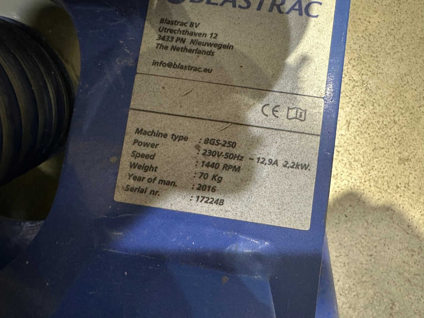 ---Diamantschleifmaschine Blastrac BGS 250  Bodenschleifmaschine Husqvarna