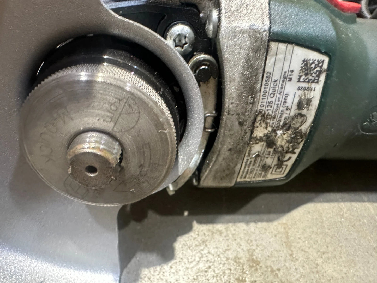 Metabo R125-Quick haakse slijper Flex