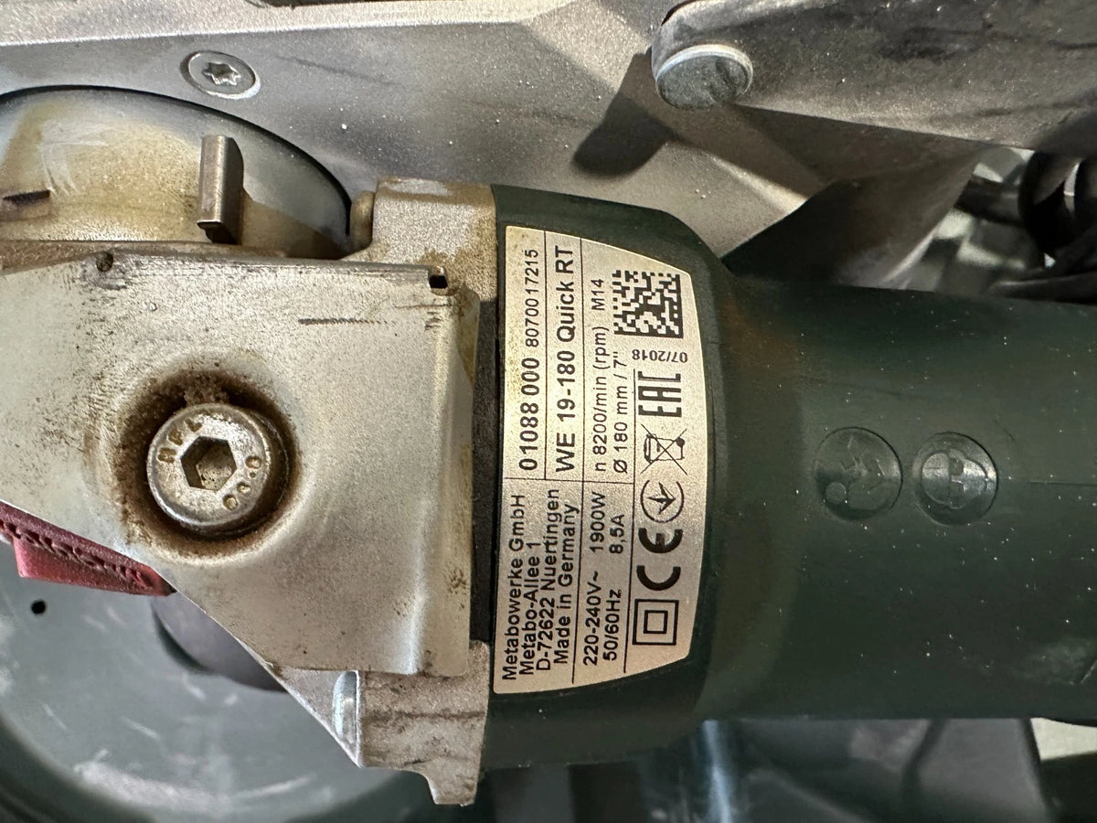 Metabo WE 19-180 Quick RT haakse slijper