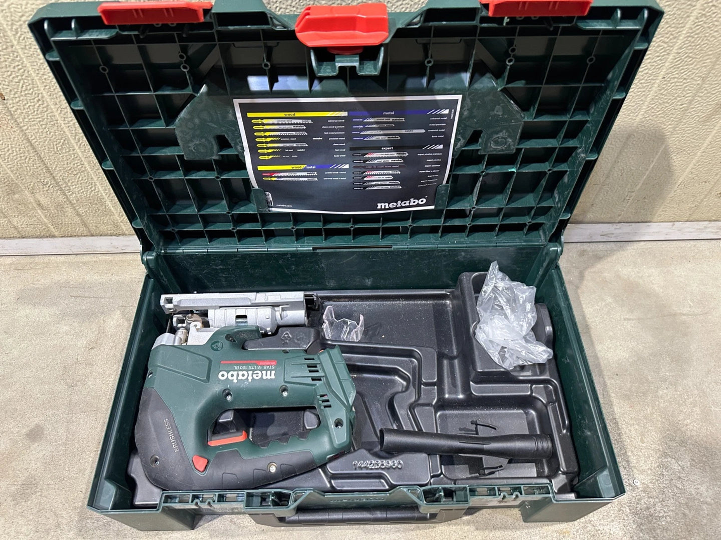 Metabo STAB 18 LTX 150 BL Solo 18V metaBOX Accu Decoupeerzaag Nr.44
