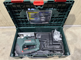 compare product Metabo STAB 18 LTX 150 BL Solo 18V metaBOX Accu Decoupeerzaag Nr.44