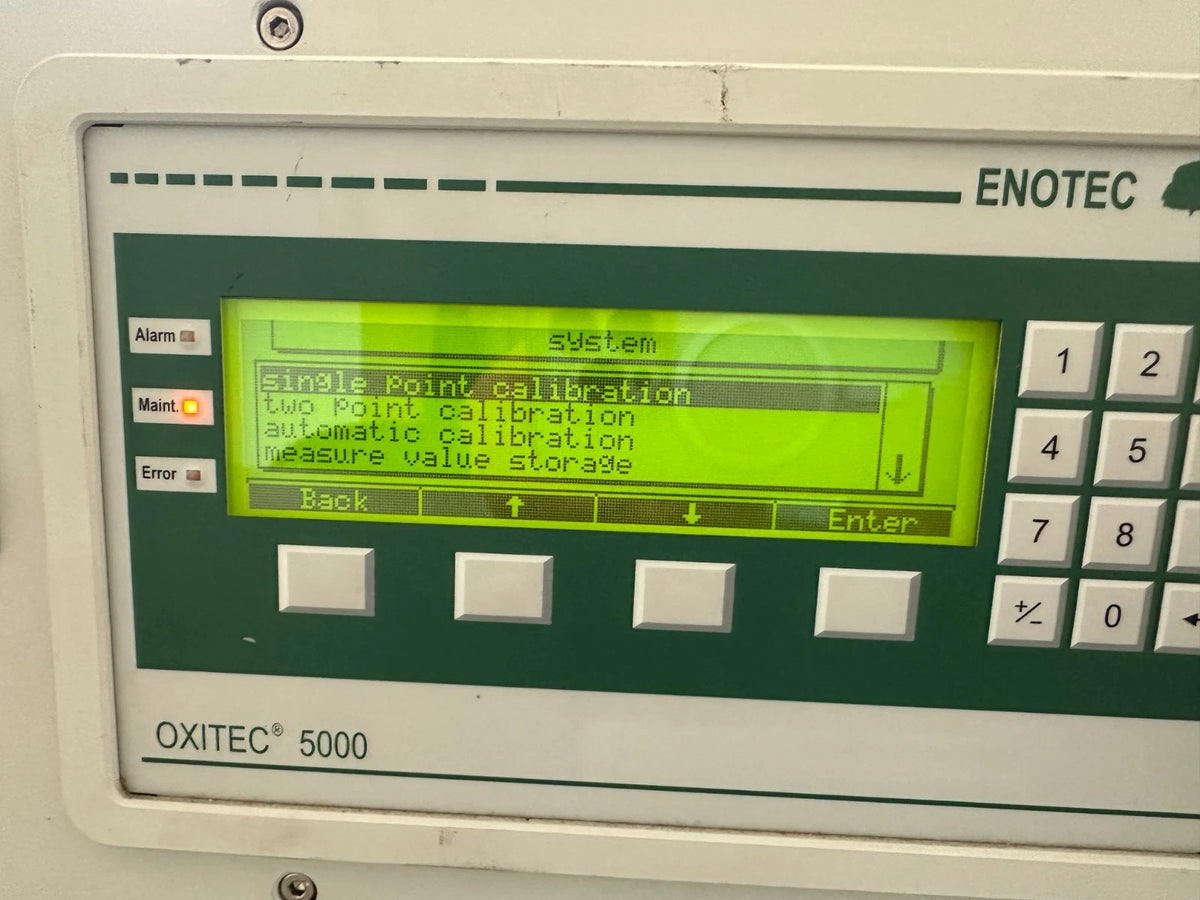 ENOTEC OXITEC 5000 GAS ANALYZER SYSTEM