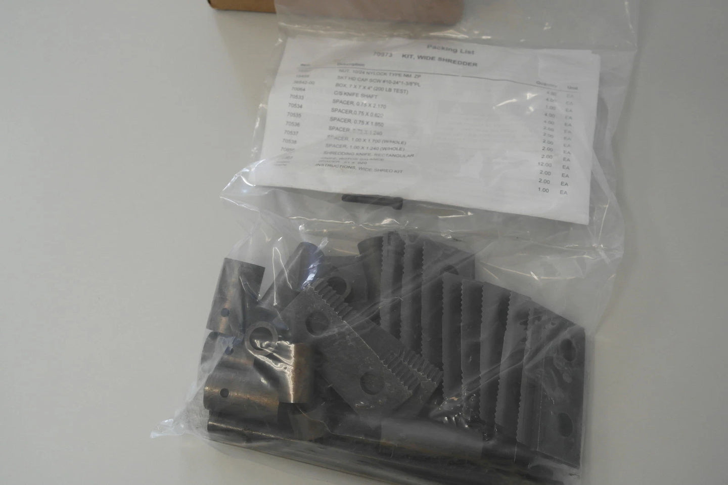 Bear Cat kleermakersmes vervangingsmes #70973 /SC3265, SC3342, SC3305 VERNIETIGER