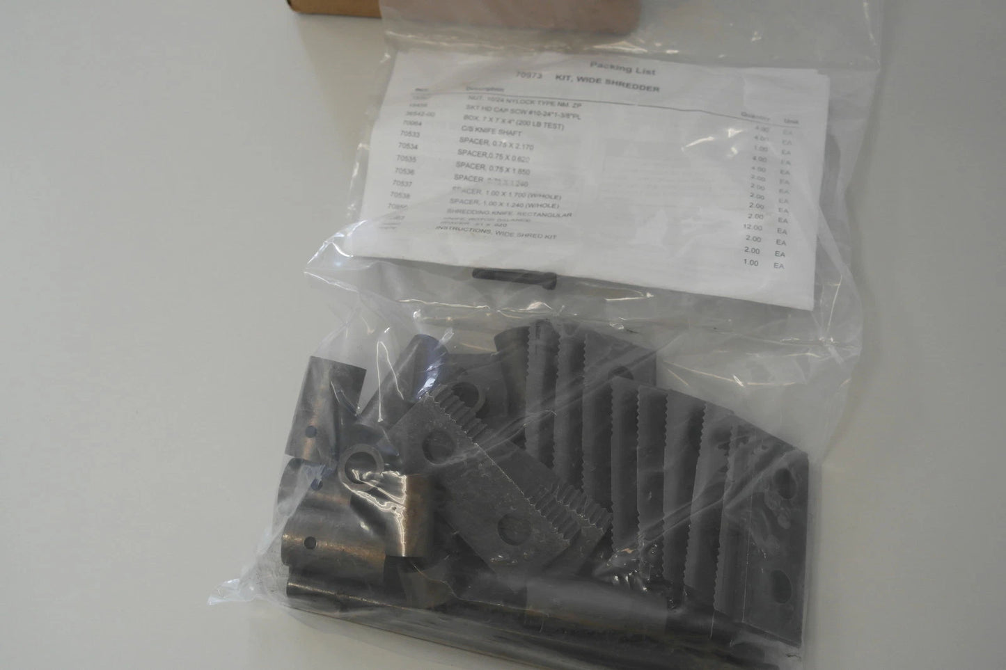 Bear Cat kleermakersmes vervangingsmes #70973 /SC3265, SC3342, SC3305 VERNIETIGER
