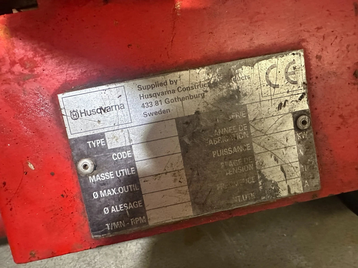 Husqvarna CG 200 230V  einphasige Bodenfräse (Beton- und Estrichfräse)
