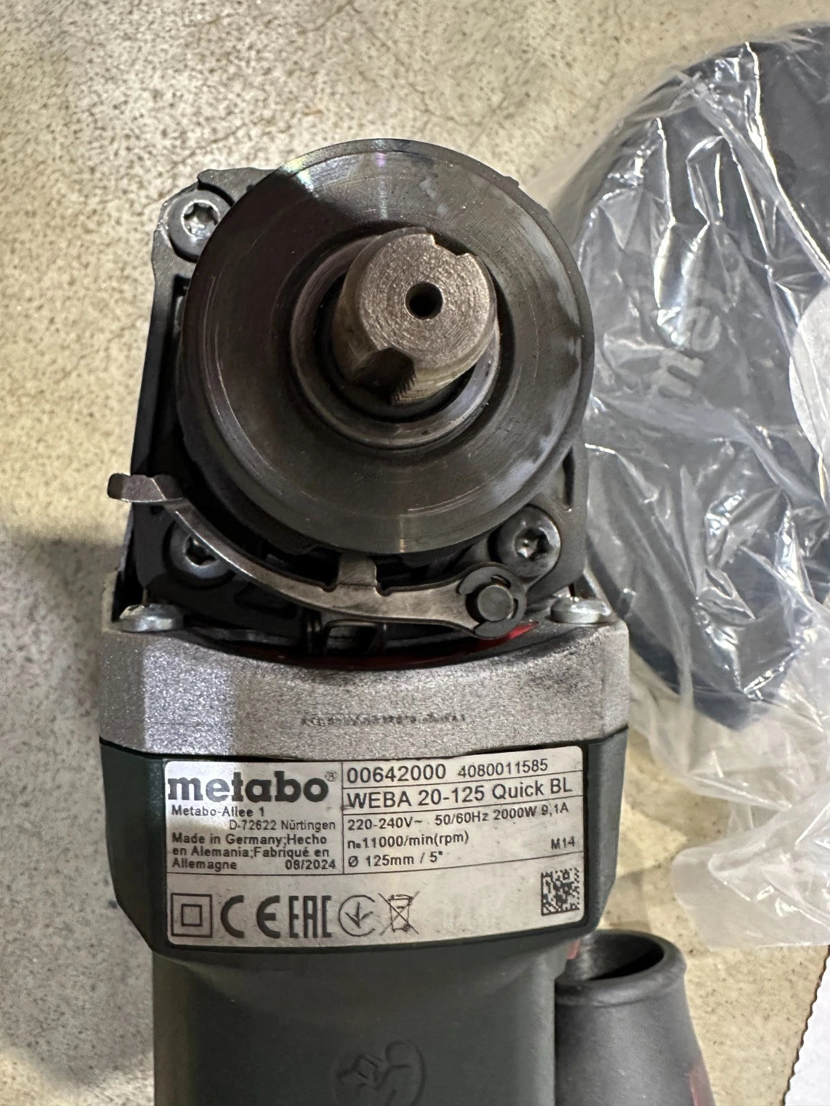 Metabo WEBA 20-125 QUICK BL   Nr.37