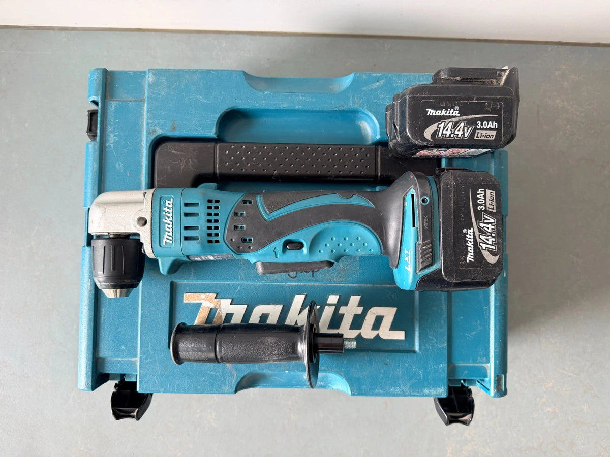 Makita DDA 341 Winkelbohrmaschine 14,4V mit 2 Akkus