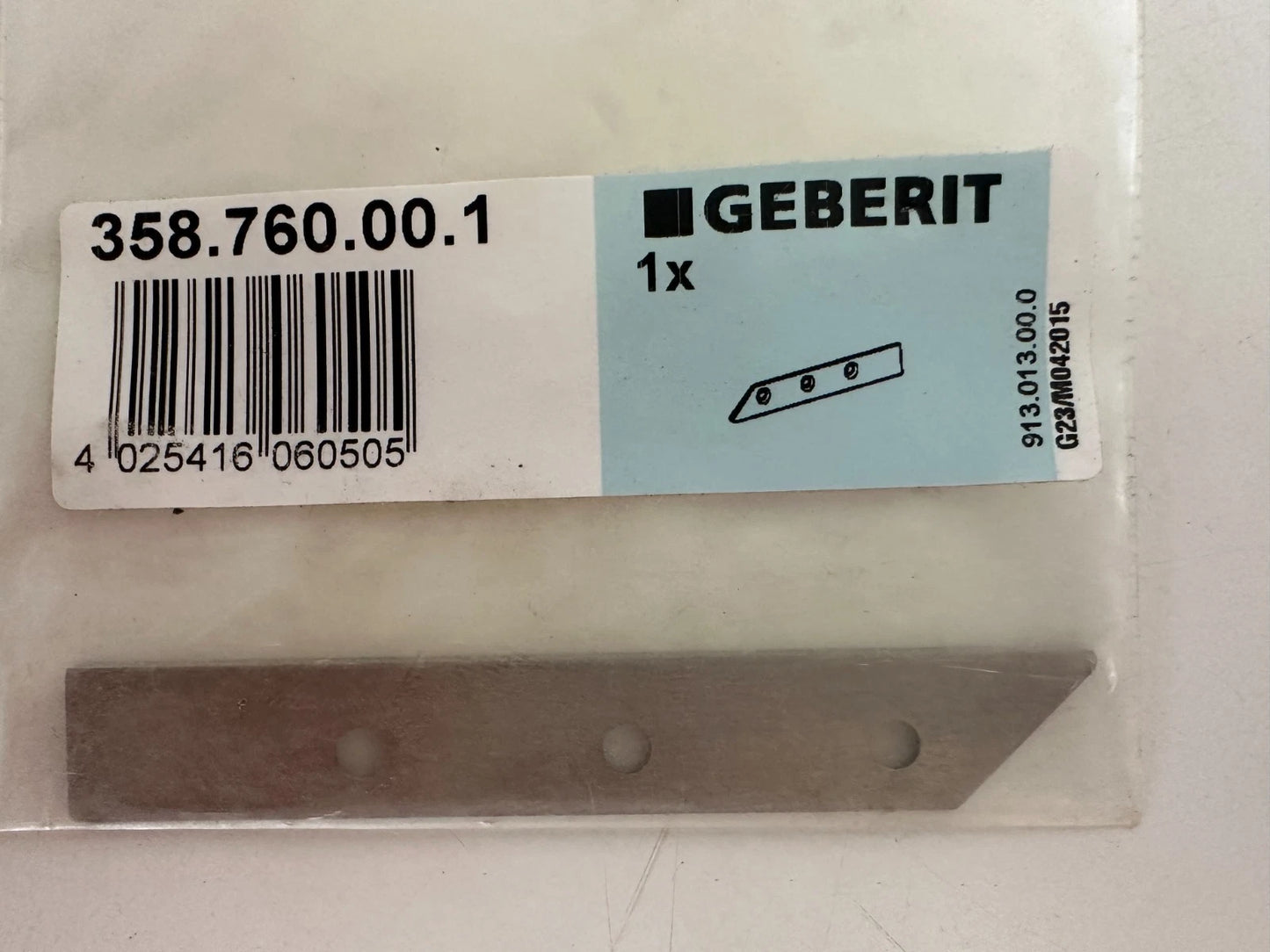 Geberit 358.760.00.1 Vervangend zaagblad d40-160 mm