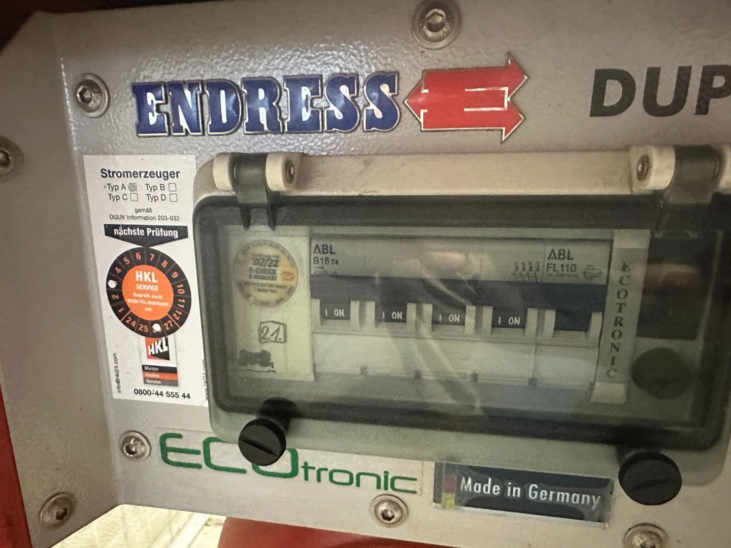 Notstromaggregat Benzin Endress ESE 606 DHG-GT DUPLEX max. 6.6kVA