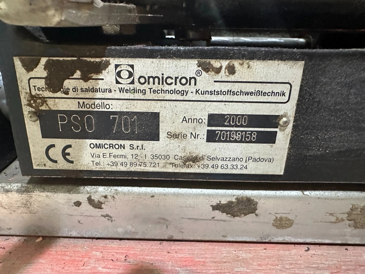 Omicron PSO 701 Stumpfschweißgerät mit Rems SSG 180 EE