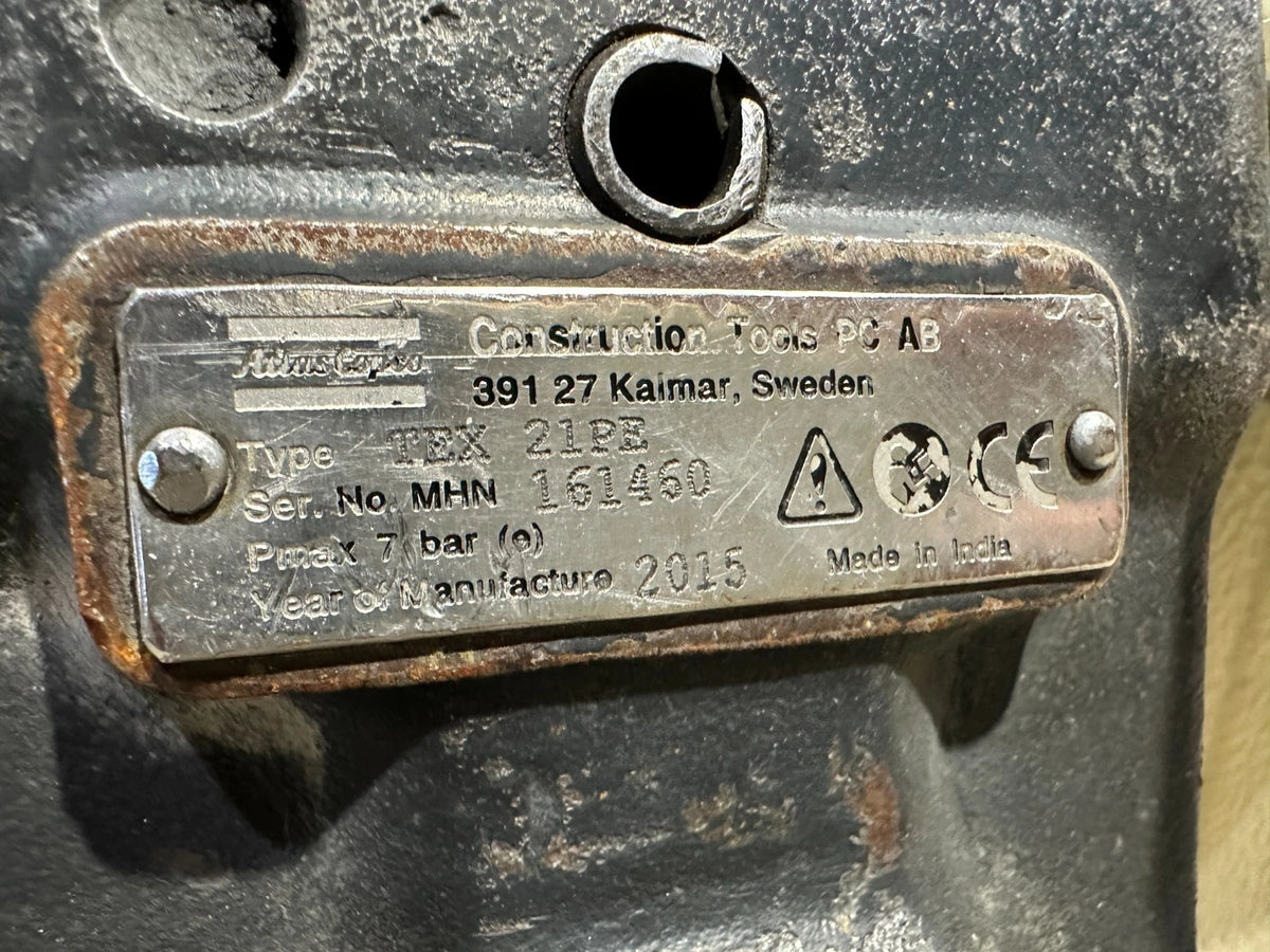 Atlas Copco TEX 21 PE Heavy Air Breaker Druckluft Abbruchhammer..