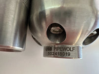 USB PIPEWOLF sproeikopsnijder voor pijpreinigingsmachines met een debiet van 60 l/min.