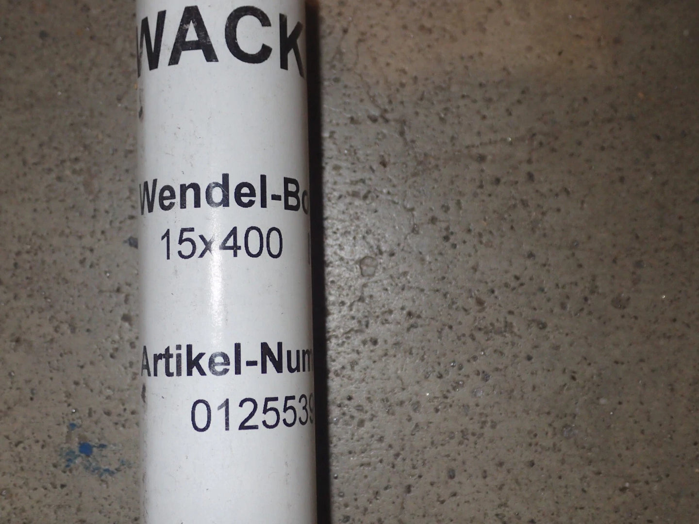 1x Originele Wacker SDS Max 15x400 Quattro boor 0125539 Speed ​​​​X 4-snijder beton