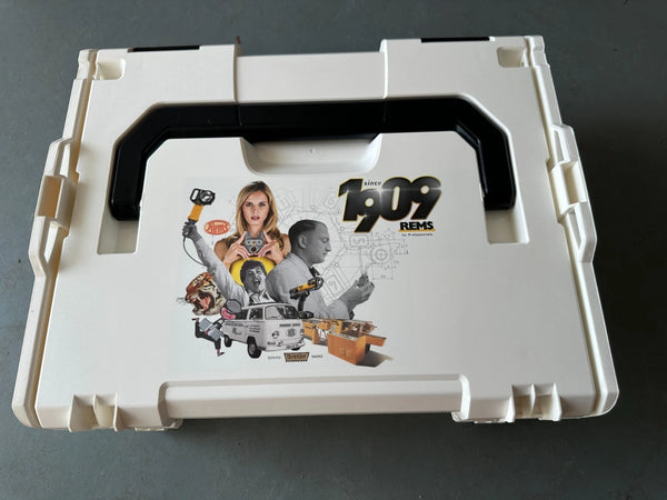 Rems-behuizing voor MINI Akku-Press ACC L-Boxx met inzetstuk voor 22V / 14,4V