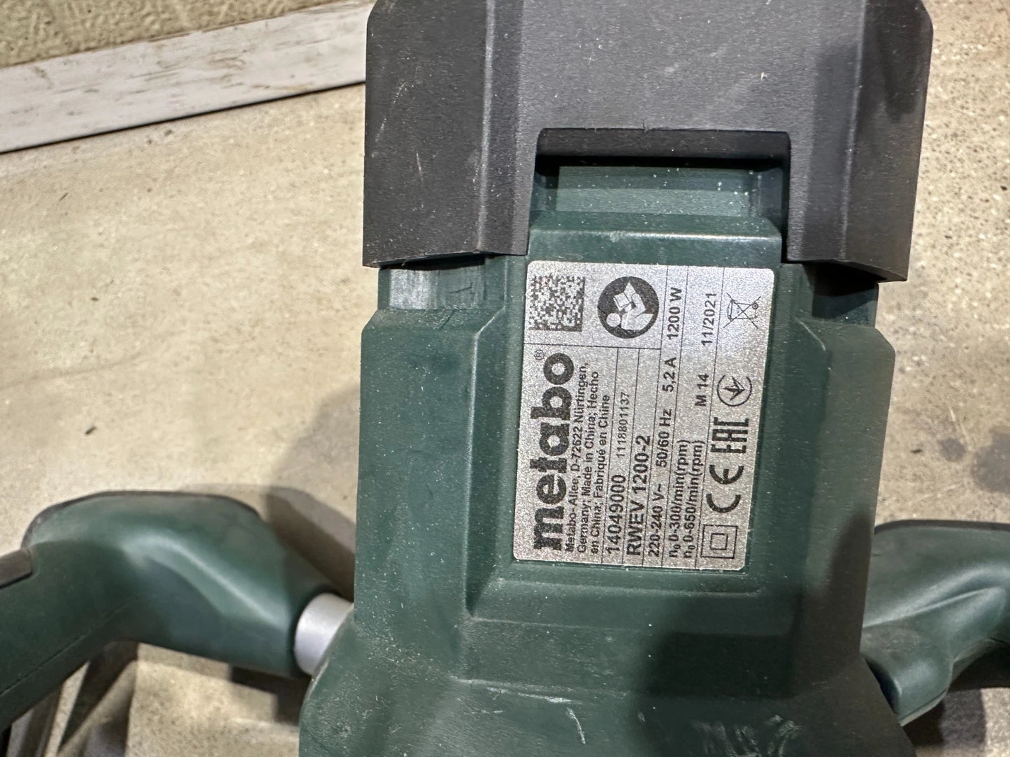 Metabo roerwerk RWEV 1200-2   1200W - Mengvolume nr.82