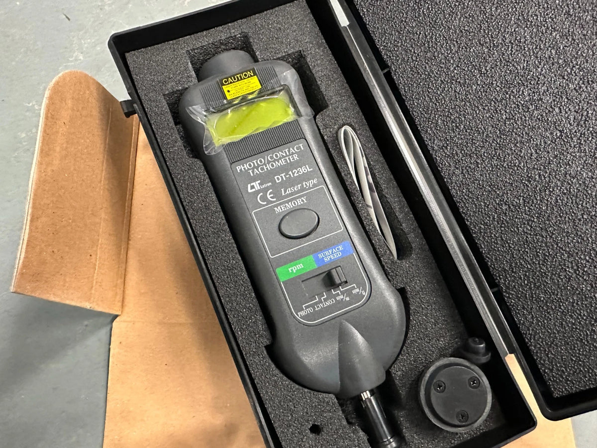 Lutron DT-1236L digitales 2-in-1 Handdrehzahlmessgerät (Tachometer)