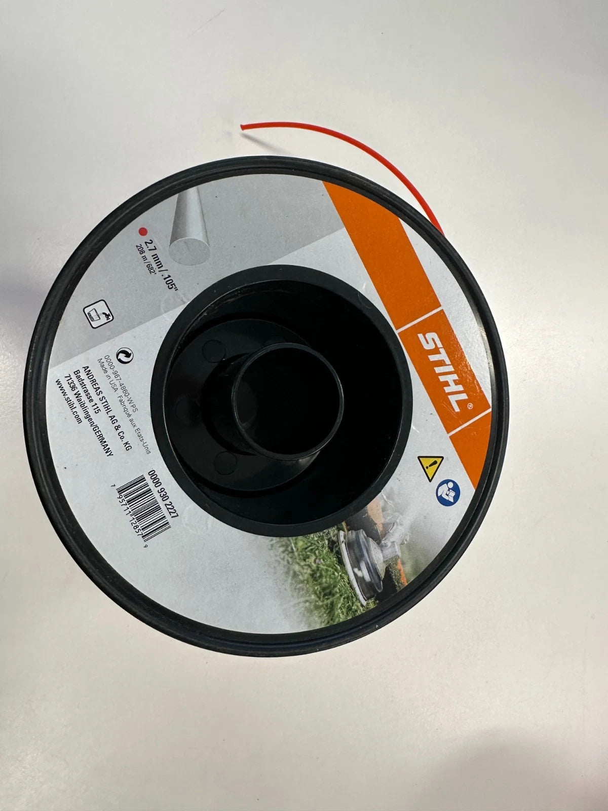 Stihl Maaifdraad, Trimmerdraad, Vierkant, 2,7 mm x 208,0 m | 0000 930 2616