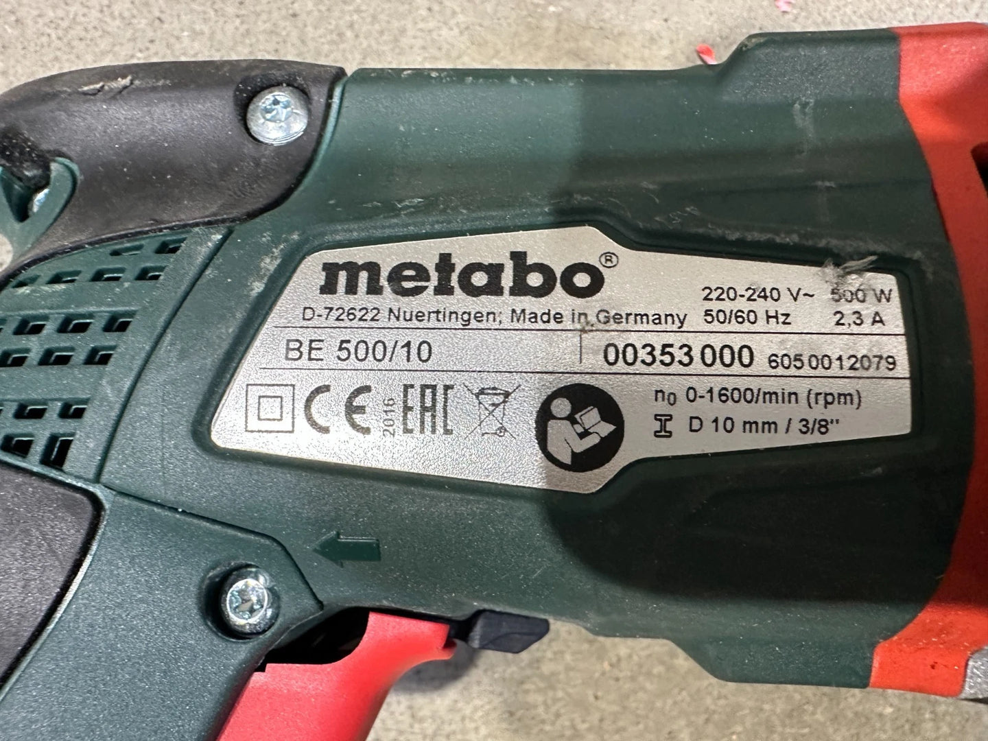 Metabo BE 500/10 boormachine nr. 120