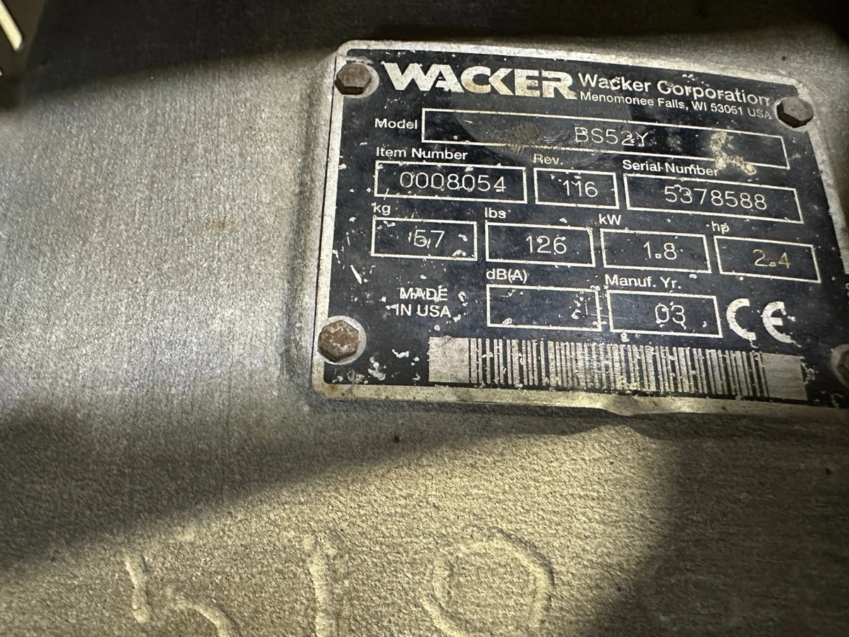 Wacker Stampfer BS 52 Y