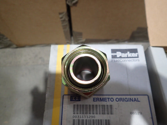 1x Parker GZ 28-L rechte tussenfitting