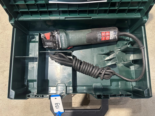 Metabo WEV 17-125 QUICK INOX haakse slijper nr. 139